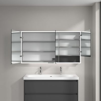 Villeroy & Boch My View+ szafka 140x16,8x75 cm z lustrem Graphite A48114VR