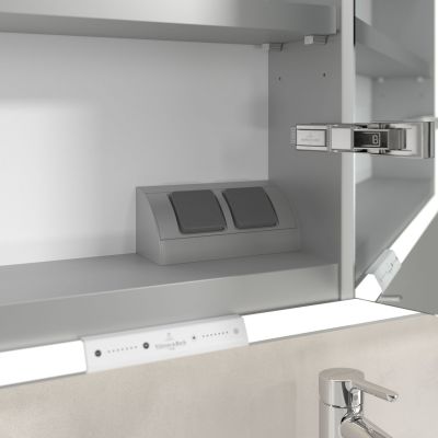 Villeroy & Boch My View+ szafka 140x16,8x75 cm z lustrem Graphite A48114VR