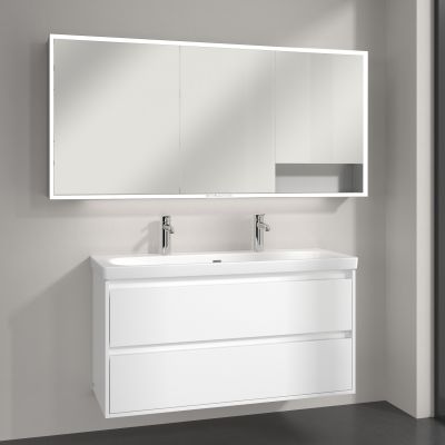 Villeroy & Boch My View+ szafka 160x16,8x75 cm z lustrem aluminium A4811600