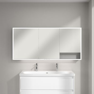 Villeroy & Boch My View+ szafka 160x16,8x75 cm z lustrem aluminium A4811600