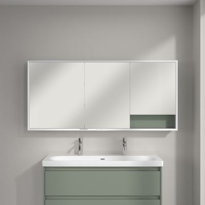 Villeroy & Boch My View+ szafka 160x16,8x75 cm z lustrem Soft Green A48116AF
