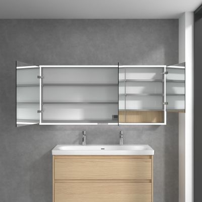 Villeroy & Boch My View+ szafka 160x16,8x75 cm z lustrem Nordic Oak A48116VJ