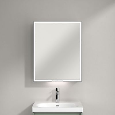 Villeroy & Boch My View+ szafka 60x16,8x75 cm z lustrem Soft Green A4816LAF