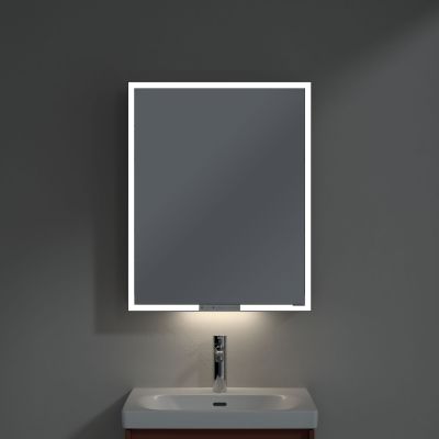 Villeroy & Boch My View+ szafka 60x16,8x75 cm z lustrem Wine Red A4816LAH