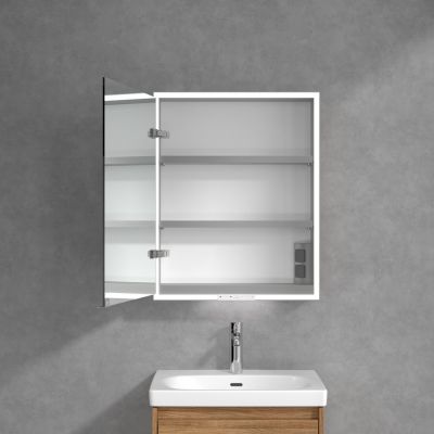 Villeroy & Boch My View+ szafka 75x16,8x60 cm z lustrem Oak Kansas A4816LRH