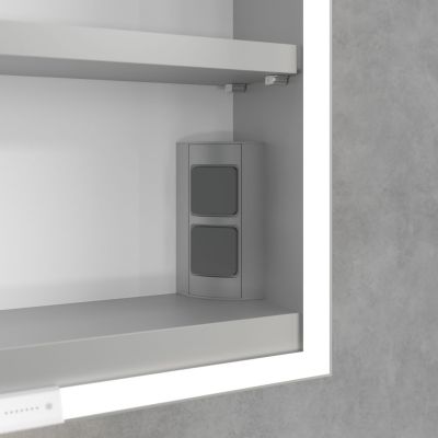 Villeroy & Boch My View+ szafka 60x16,8x75 cm z lustrem Oak Kansas A4816LRH