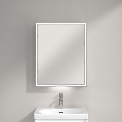 Villeroy & Boch My View+ szafka 75x16,8x60 cm z lustrem Pure White A4816LVF