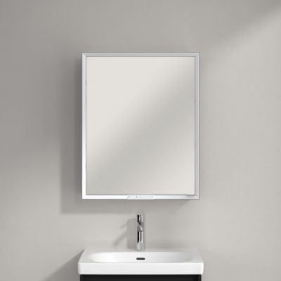 Villeroy & Boch My View+ szafka 75x16,8x60 cm z lustrem Volcano Black A4816LVL