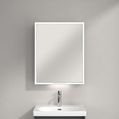 Villeroy & Boch My View+ szafka 75x16,8x60 cm z lustrem Graphite A4816LVR