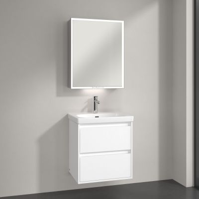 Villeroy & Boch My View+ szafka 60x16,8x75 cm z lustrem aluminium A4816R00
