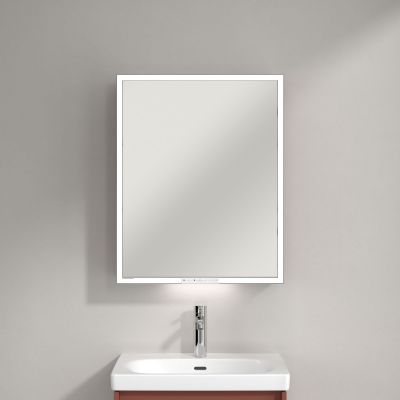 Villeroy & Boch My View+ szafka 60x16,8x75 cm z lustrem Wine Red A4816RAH