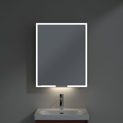 Villeroy & Boch My View+ szafka 60x16,8x75 cm z lustrem Wine Red A4816RAH