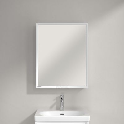 Villeroy & Boch My View+ szafka 75x16,8x60 cm z lustrem Brilliant White A4816RVE