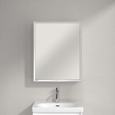 Villeroy & Boch My View+ szafka 75x16,8x60 cm z lustrem Pure White A4816RVF