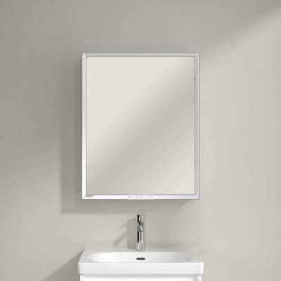 Villeroy & Boch My View+ szafka 60x16,8x75 cm z lustrem Pure White A4816RVF