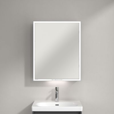 Villeroy & Boch My View+ szafka 60x16,8x75 cm z lustrem Graphite A4816RVR