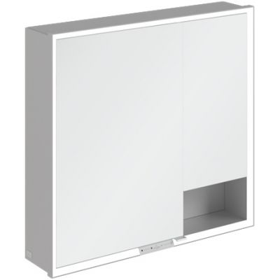 Villeroy & Boch My View+ szafka 75x16,8x80 cm z lustrem aluminium A4818000