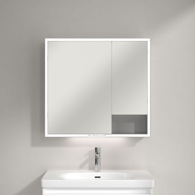 Villeroy & Boch My View+ szafka 80x16,8x75 cm z lustrem aluminium A4818000