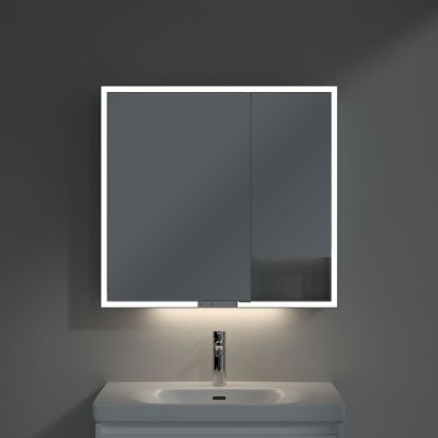 Villeroy & Boch My View+ szafka 80x16,8x75 cm z lustrem aluminium A4818000