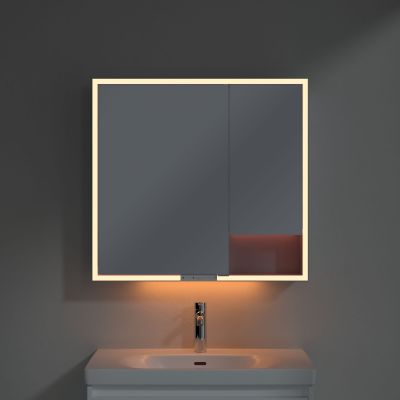 Villeroy & Boch My View+ szafka 80x16,8x75 cm z lustrem aluminium A4818000