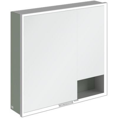 Villeroy & Boch My View+ szafka 75x16,8x80 cm z lustrem Soft Green A48180AF