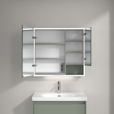 Villeroy & Boch My View+ szafka 80x16,8x75 cm z lustrem Soft Green A48180AF