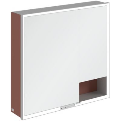Villeroy & Boch My View+ szafka 75x16,8x80 cm z lustrem Wine Red A48180AH