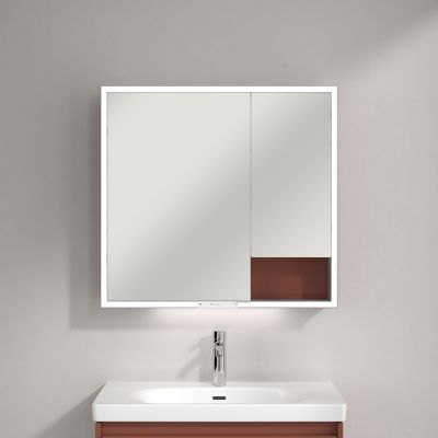 Villeroy & Boch My View+ szafka 80x16,8x75 cm z lustrem Wine Red A48180AH