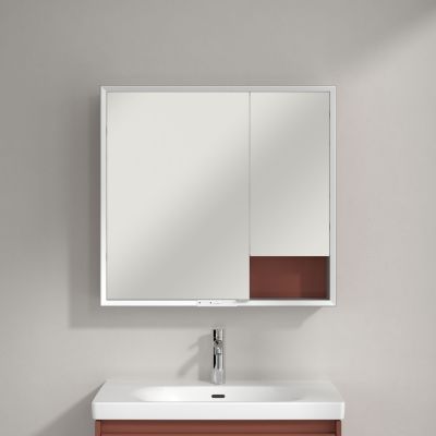 Villeroy & Boch My View+ szafka 80x16,8x75 cm z lustrem Wine Red A48180AH