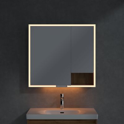 Villeroy & Boch My View+ szafka 80x16,8x75 cm z lustrem Oak Kansas A48180RH