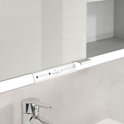 Villeroy & Boch My View+ szafka 80x16,8x75 cm z lustrem Brilliant White A48180VE