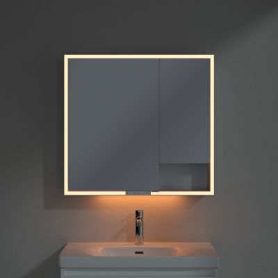 Villeroy & Boch My View+ szafka 80x16,8x75 cm z lustrem Brilliant White A48180VE