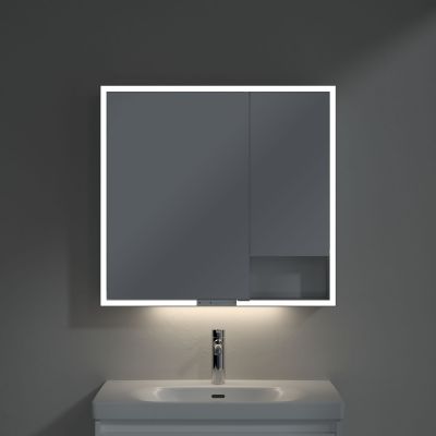 Villeroy & Boch My View+ szafka 80x16,8x75 cm z lustrem Pure White A48180VF