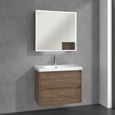 Villeroy & Boch My View+ szafka 80x16,8x75 cm z lustrem Arizona Oak A48180VH