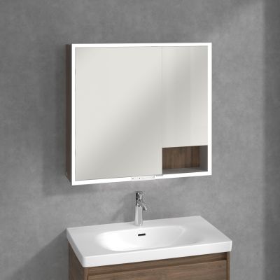 Villeroy & Boch My View+ szafka 80x16,8x75 cm z lustrem Arizona Oak A48180VH