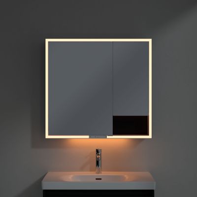 Villeroy & Boch My View+ szafka 80x16,8x75 cm z lustrem Volcano Black A48180VL