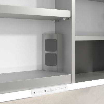 Villeroy & Boch My View+ szafka 80x16,8x75 cm z lustrem Graphite A48180VR