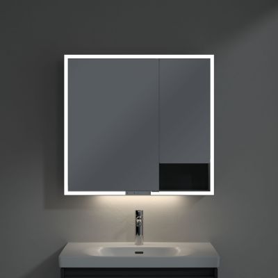 Villeroy & Boch My View+ szafka 80x16,8x75 cm z lustrem Graphite A48180VR