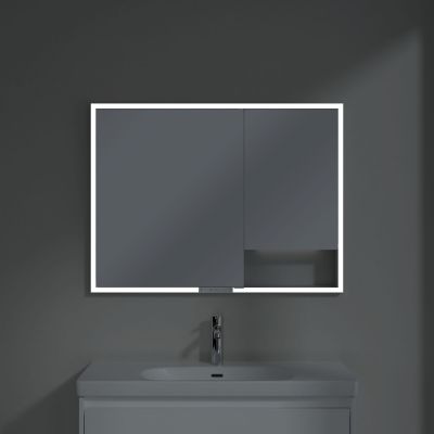 Villeroy & Boch My View+ szafka 100x16,8x75 cm z lustrem Brilliant White A48210VE