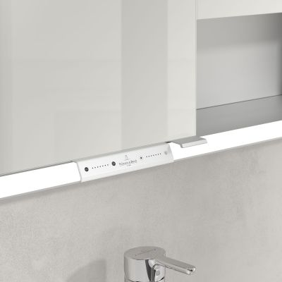 Villeroy & Boch My View+ szafka 100x16,8x75 cm z lustrem Brilliant White A48210VE