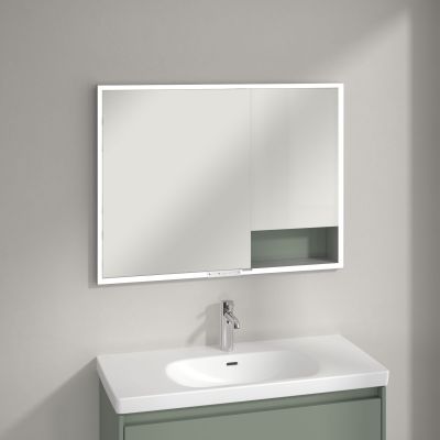 Villeroy & Boch My View+ szafka 100x16,8x75 cm z lustrem soft green A48210AF