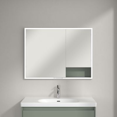 Villeroy & Boch My View+ szafka 100x16,8x75 cm z lustrem soft green A48210AF