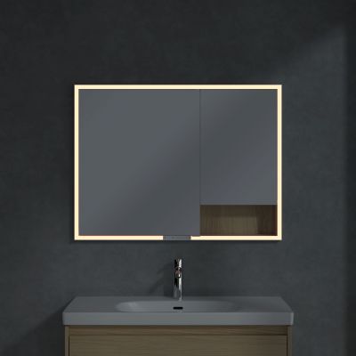 Villeroy & Boch My View+ szafka 100x16,8x75 cm z lustrem nordic oak A48210VJ