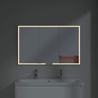 Villeroy & Boch My View+ szafka 120x16,8x75 cm z lustrem Brilliant White A48212VE