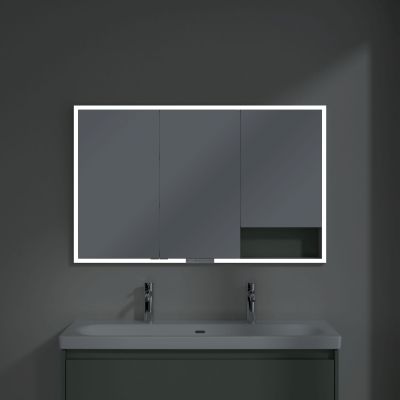 Villeroy & Boch szafka 120x16,8x75 cm z lustrem  Soft Green A48212AF