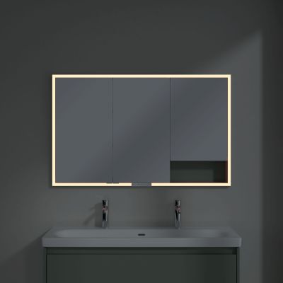 Villeroy & Boch szafka 120x16,8x75 cm z lustrem  Soft Green A48212AF