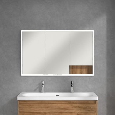 Villeroy & Boch My View+ szafka 120x16,8x75 cm z lustrem Dąb Kansas A48212RH