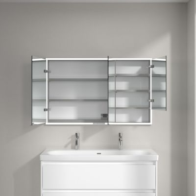 Villeroy & Boch My View+ szafka 120x16,8x75 cm z lustrem Pure White A48212VF