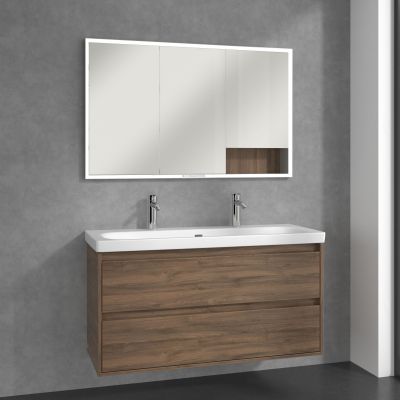 Villeroy & Boch My View+ szafka 120x16,8x75 cm z lustrem Arizona Oak A48212VH