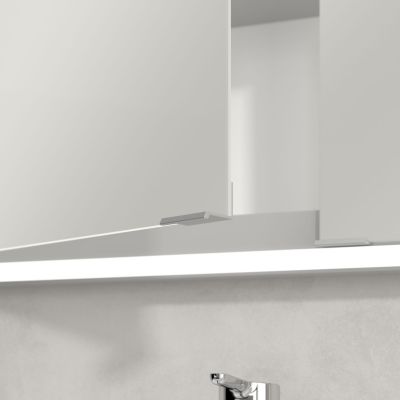 Villeroy & Boch My View+ szafka 120x16,8x75 cm z lustrem Volcano Black A48212VL